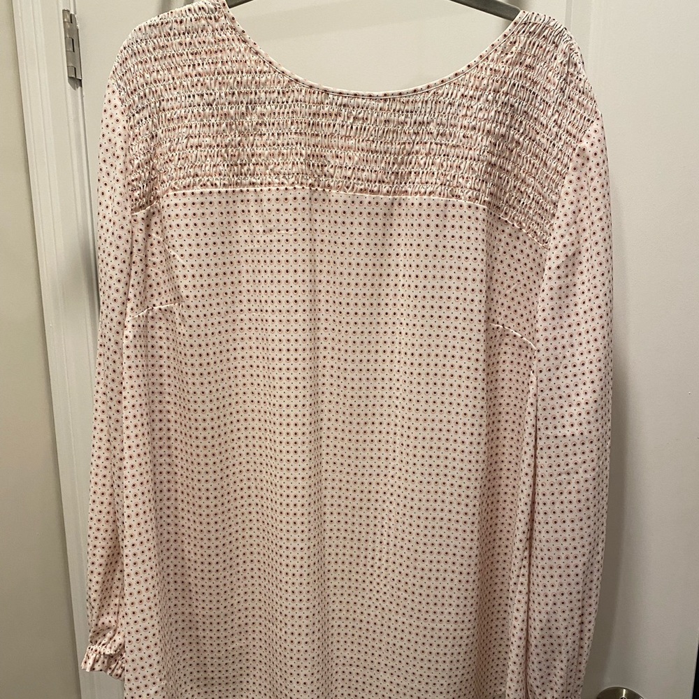 LOFT Plus - Mini Polka Dot Blouse